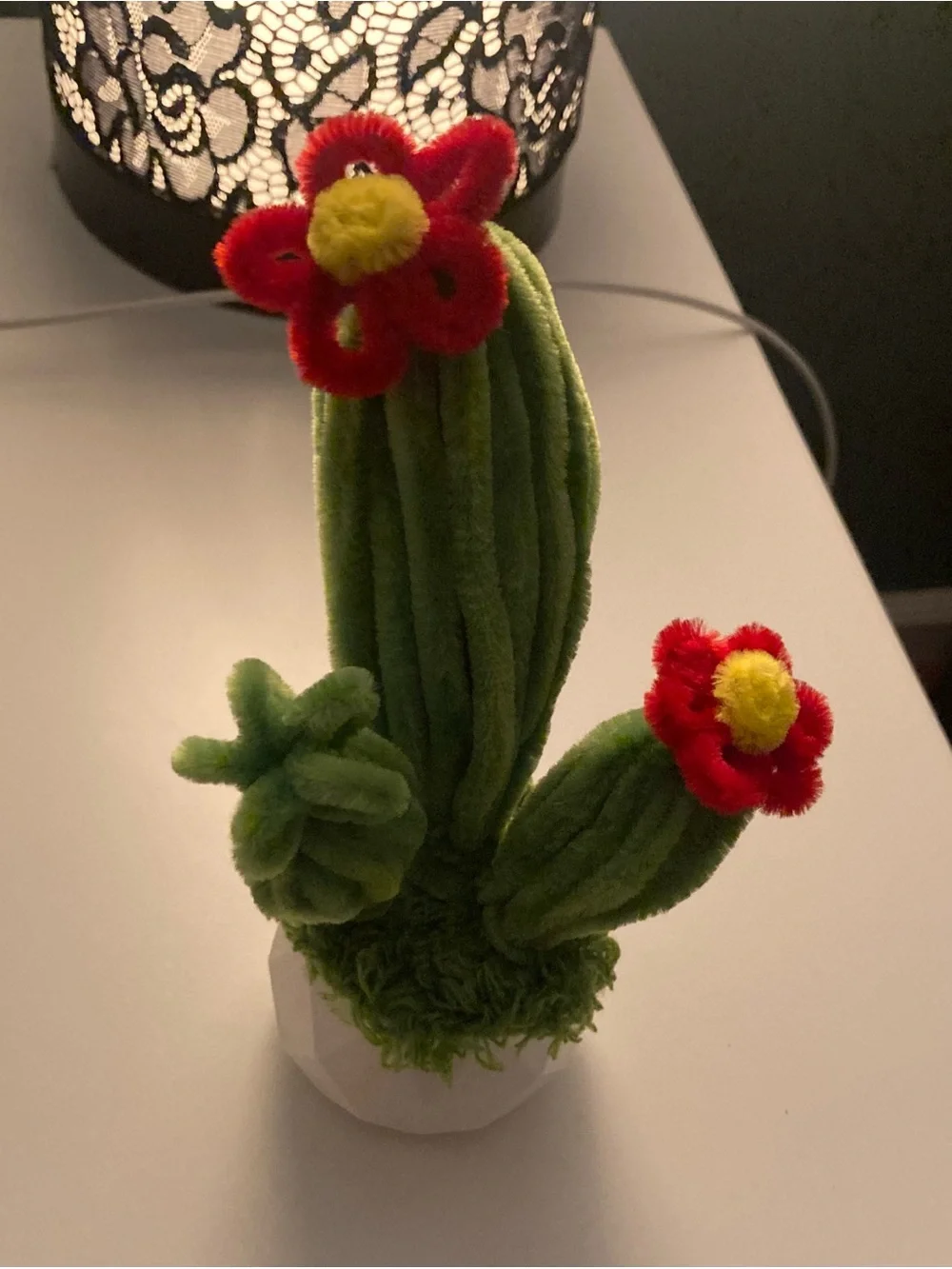 TWIST ART FLORALS CACTUS PLANT HANDMADE NEW